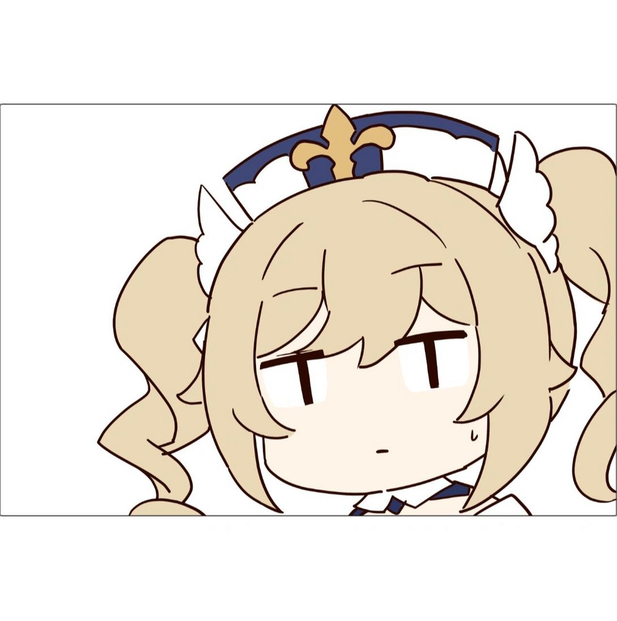 从漫画中抽取的芭芭拉表情包欢迎使用!