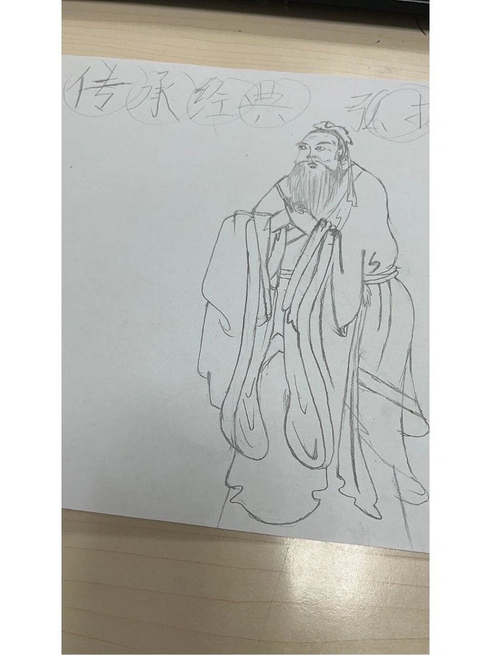 经典传承 弘扬文化～孔子手抄报 小学一年级手抄报,传承经典 弘扬文化