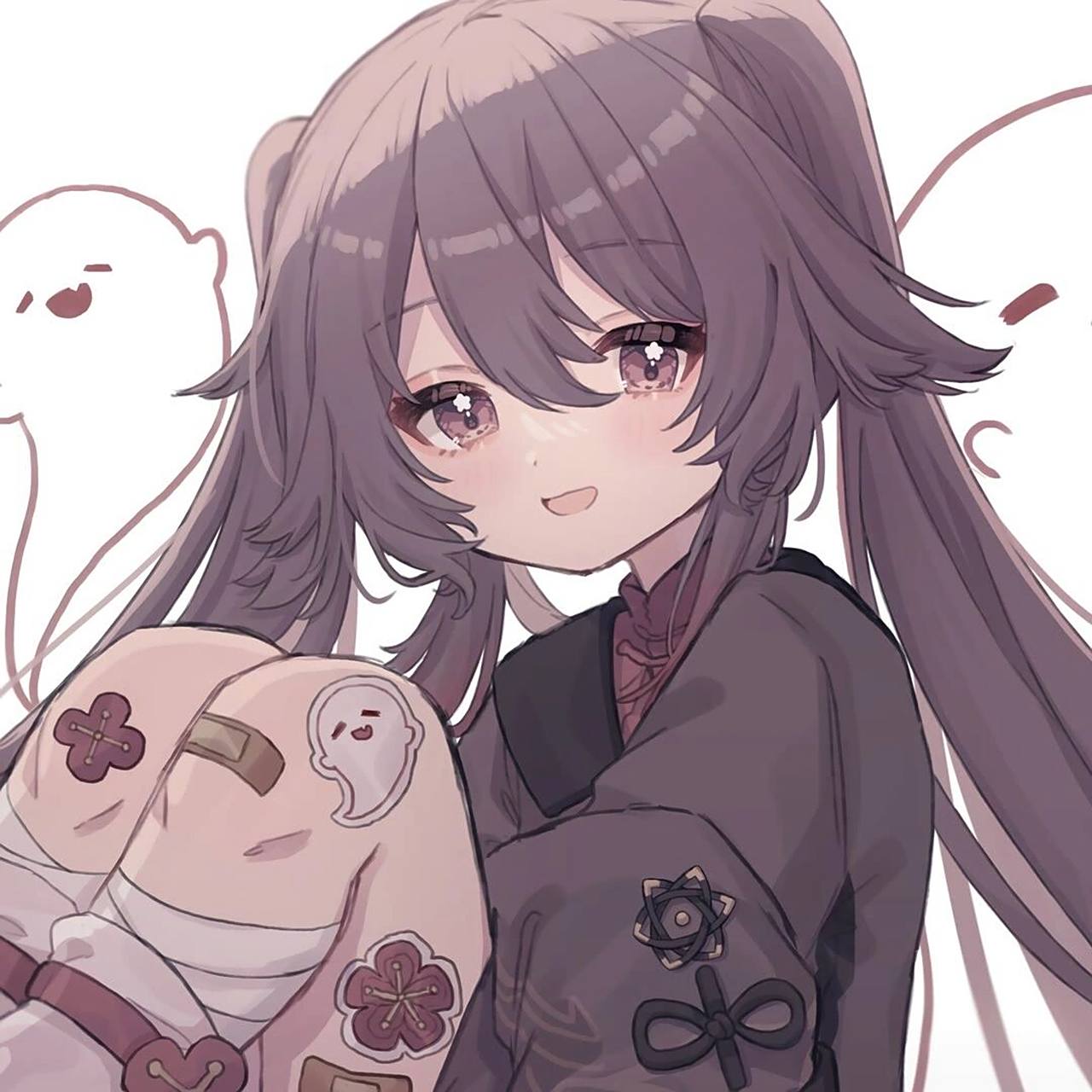 『胡桃』『头像』『原神』『可爱』瑟瑟 949494