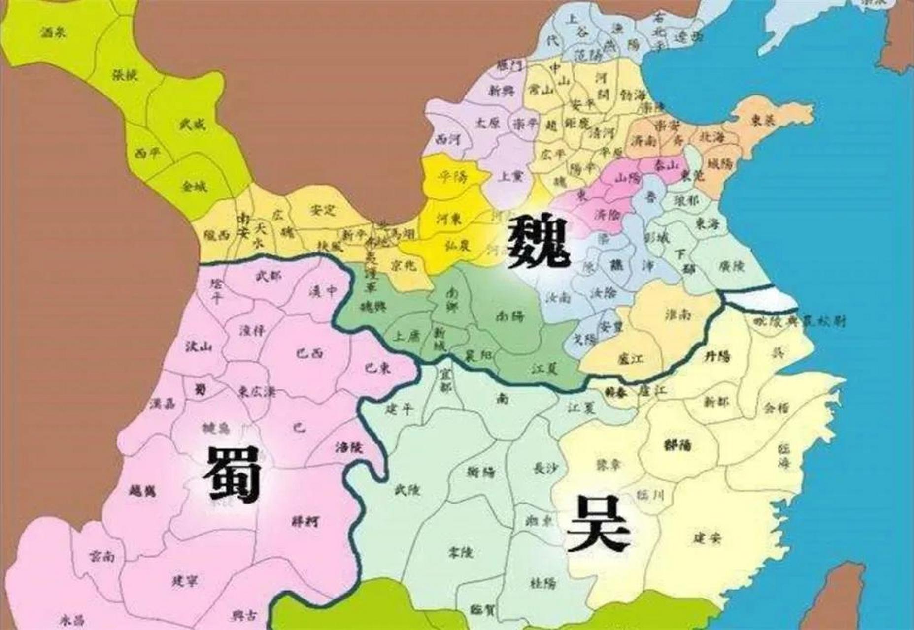 三国蜀汉鼎盛地图图片