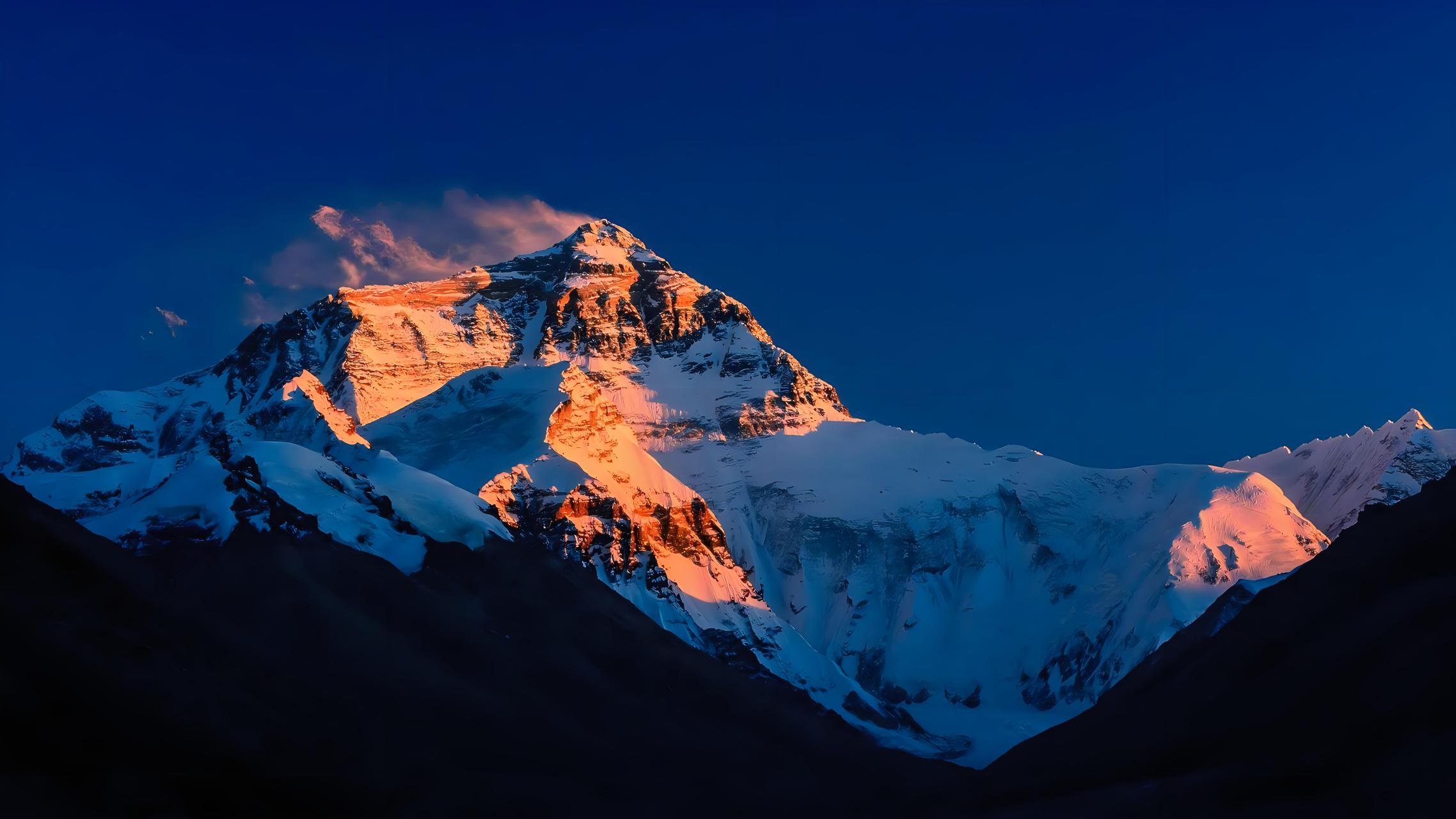 珠穆朗玛峰的图片 99珠穆朗玛峰,世界之巅的壮丽景象!