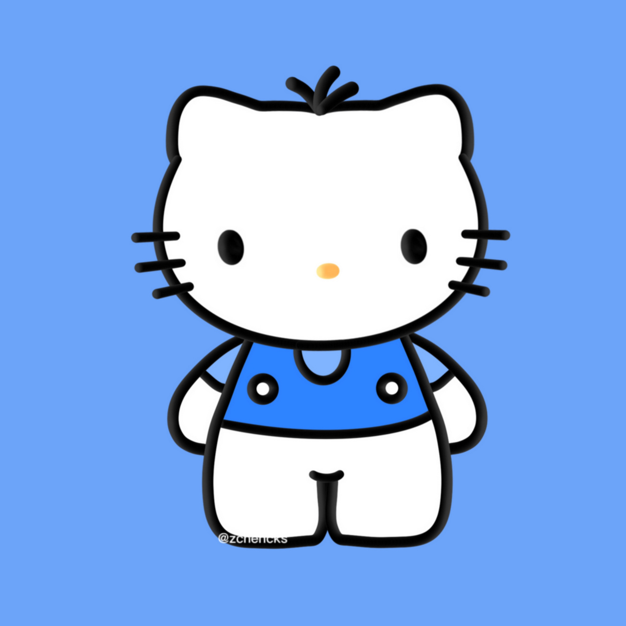 kitty情头92      敲可爱的kitty情头