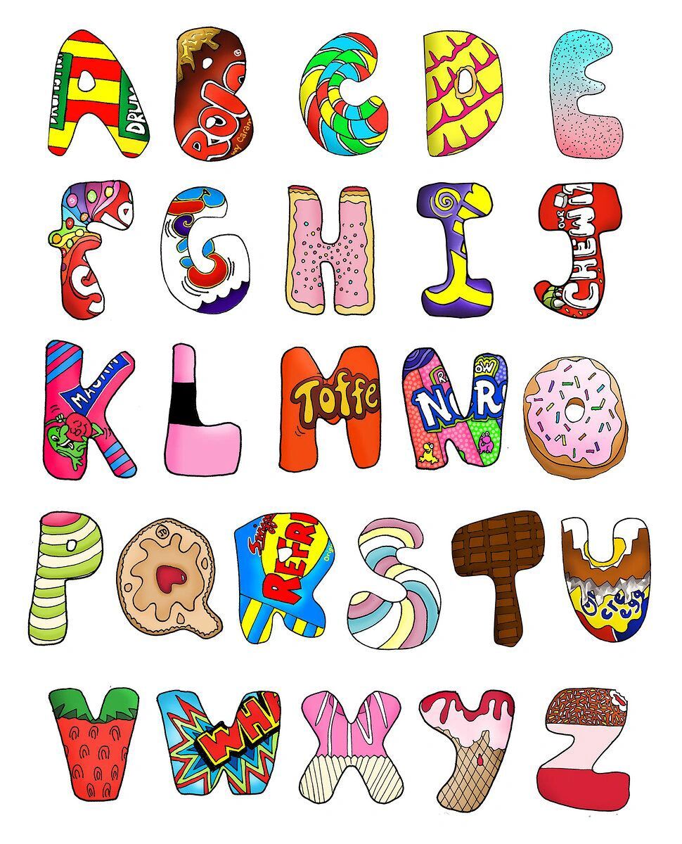 创意美术|字母设计|有趣的字母创意