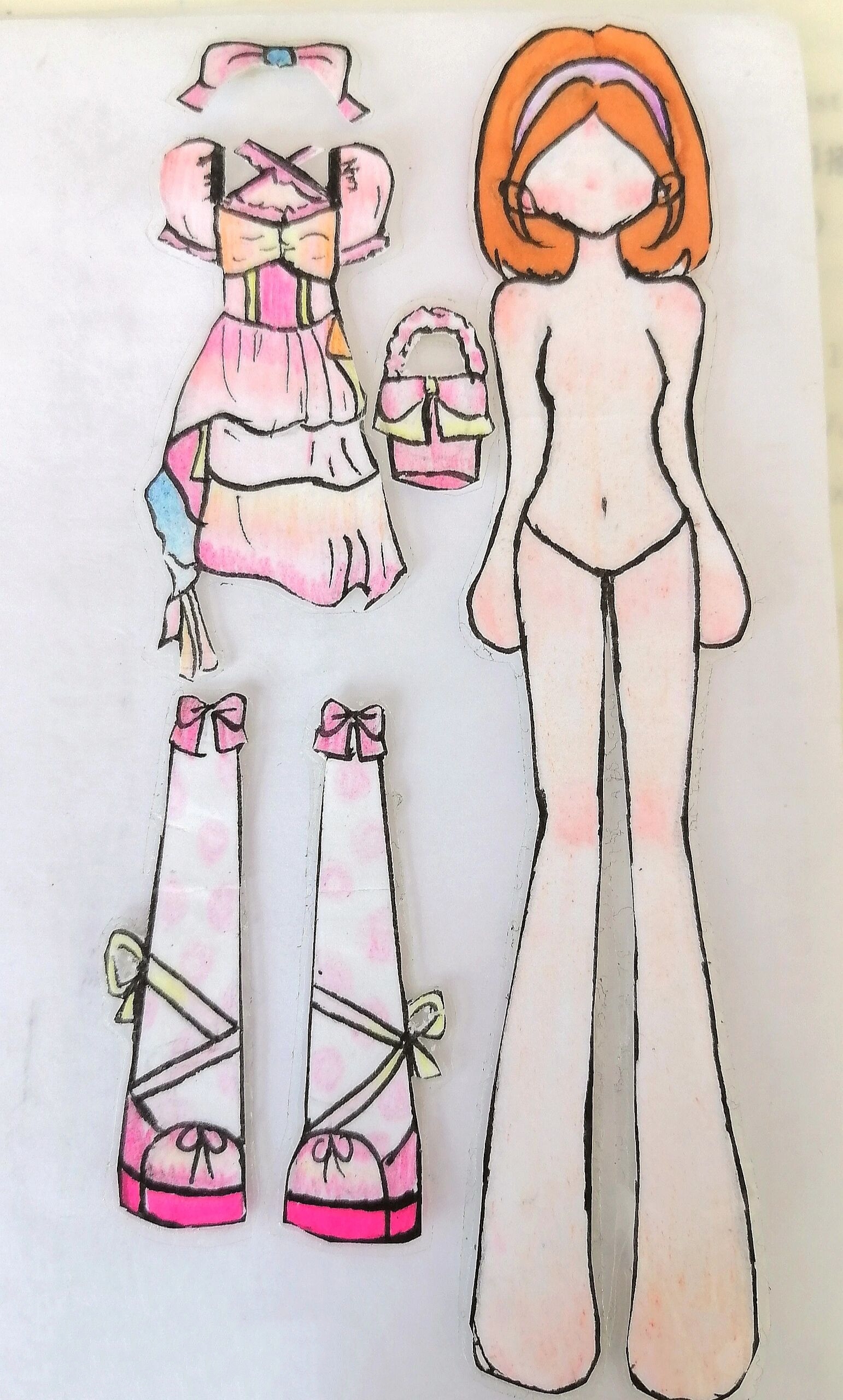 辣妹风换装纸片人