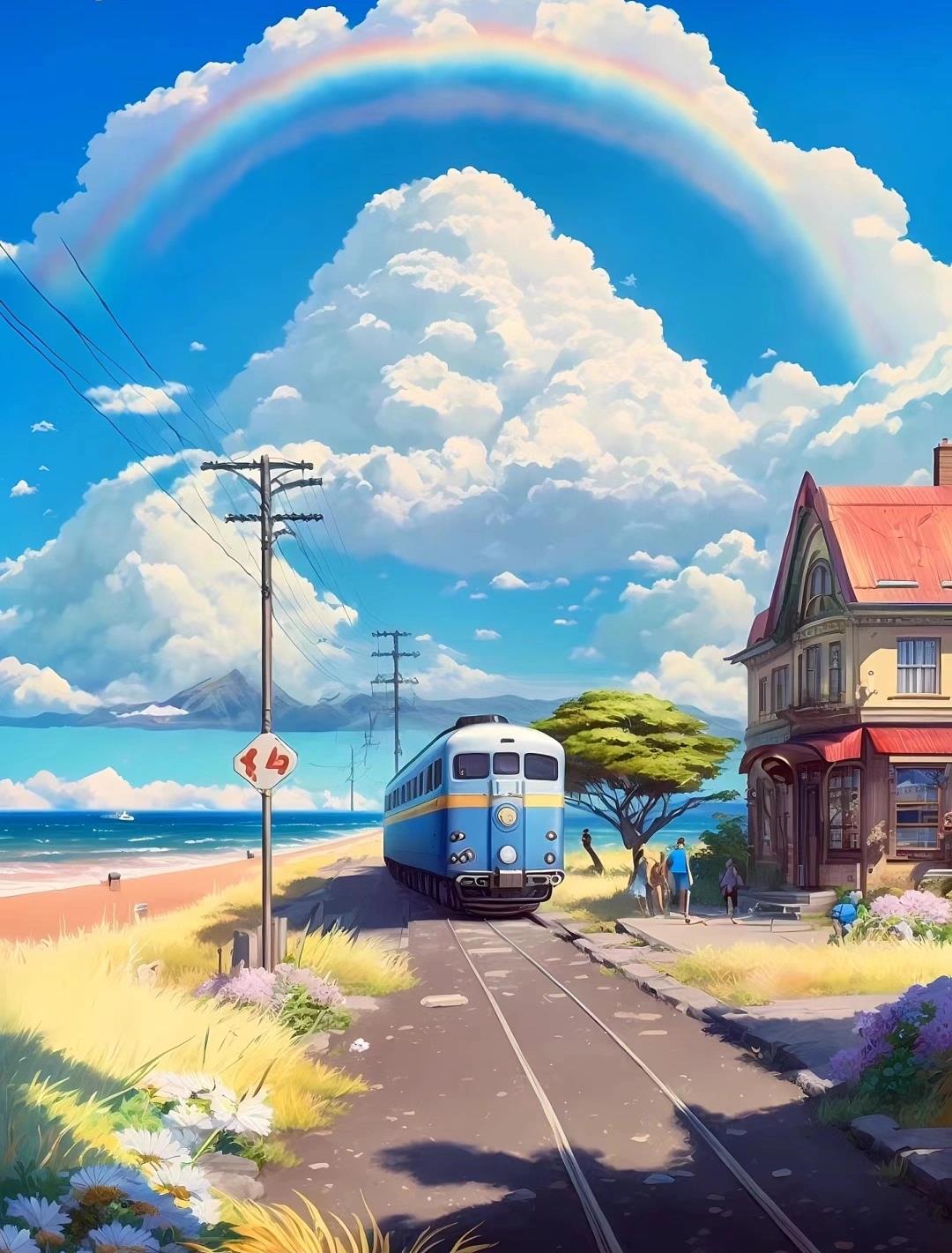 【插画欣赏】诗和远方1|治愈系风景插画