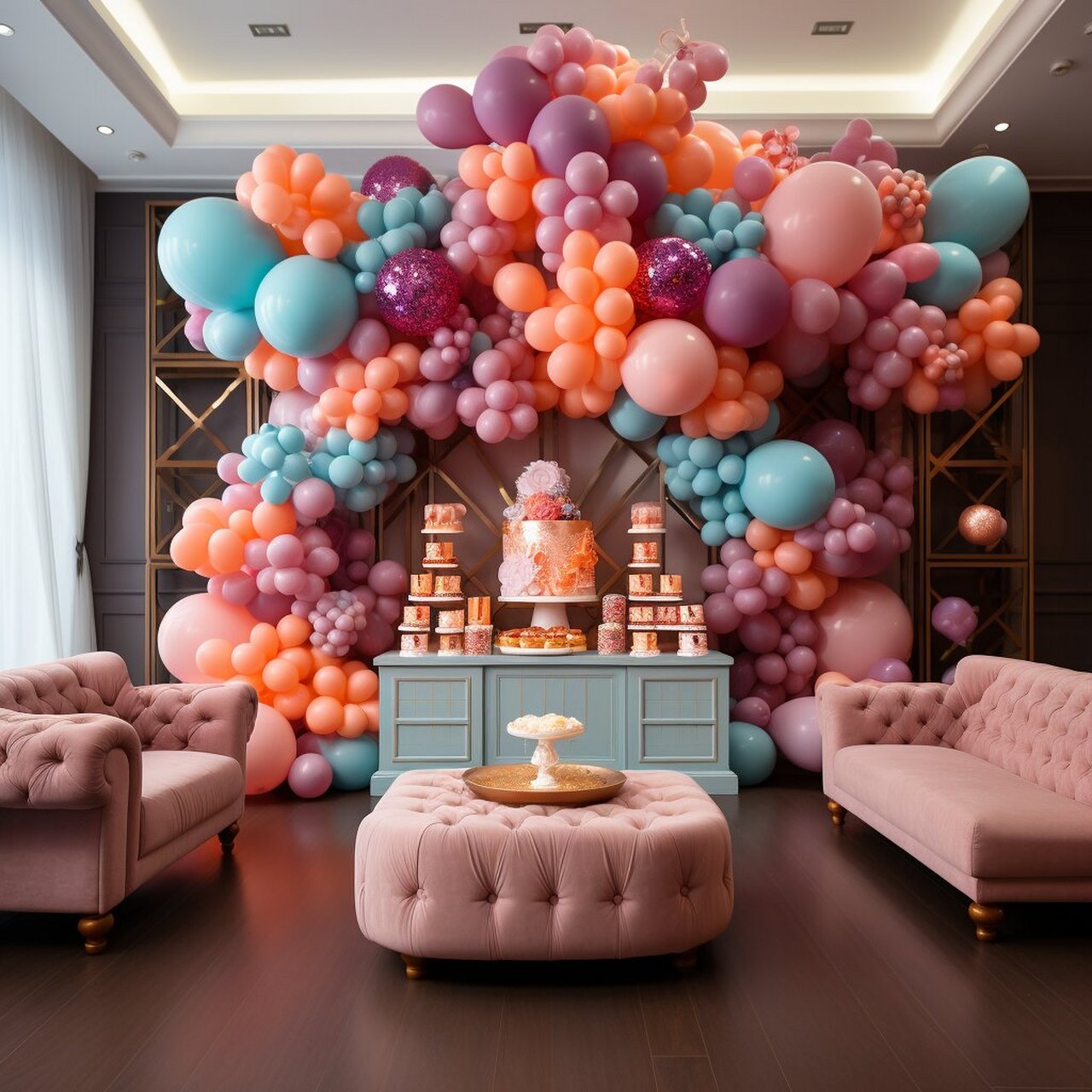 教您如何用简单的气球布置一个高端的氛围!