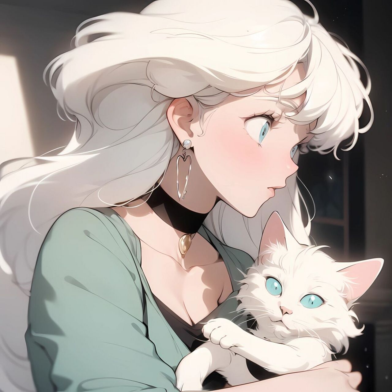 旧漫高冷女头白色系