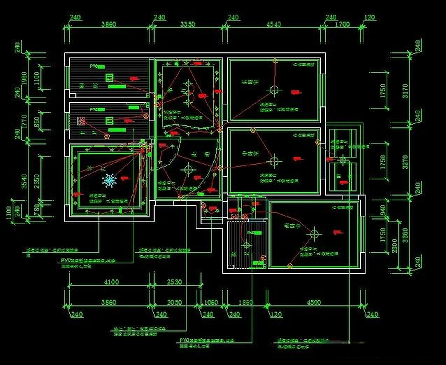 家装电气施工图作为家装电气工程施工和结算的依据,其所表达的内容