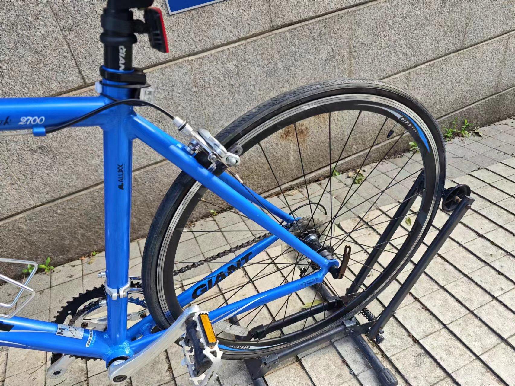 捷安特风标2700公路车,原装配置 铝合金车架,禧玛诺16速,原主人保护的