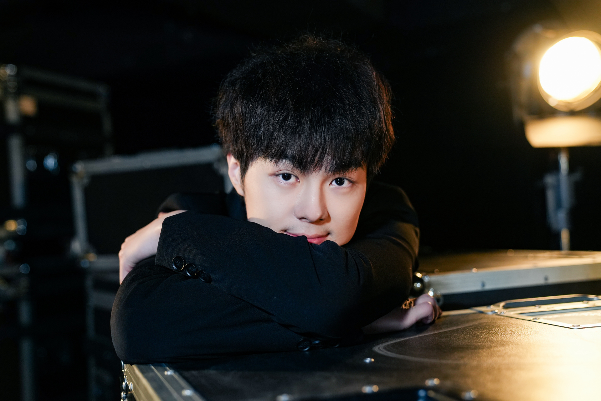 ttg巅峰之夜西装造型##阿豆暖冬西装好儒雅#  元气阿豆爆改儒雅少 