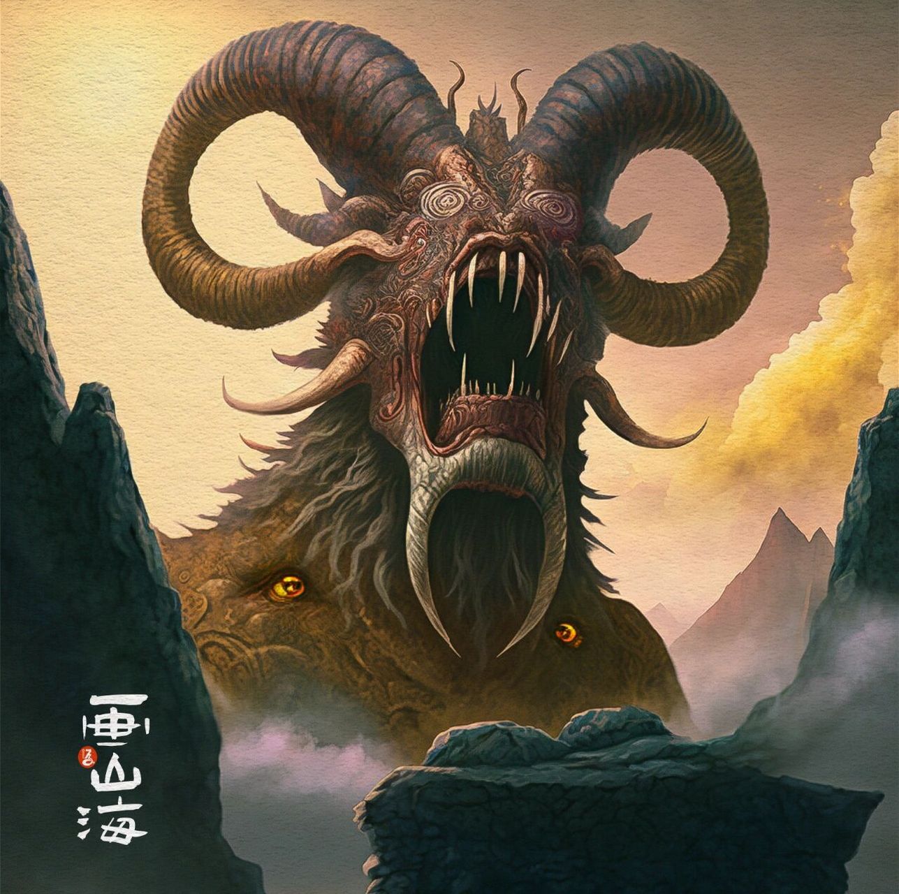 【山海经】饕餮 饕餮被誉为凶兽之首,这是有原因的,这个原因就是这货