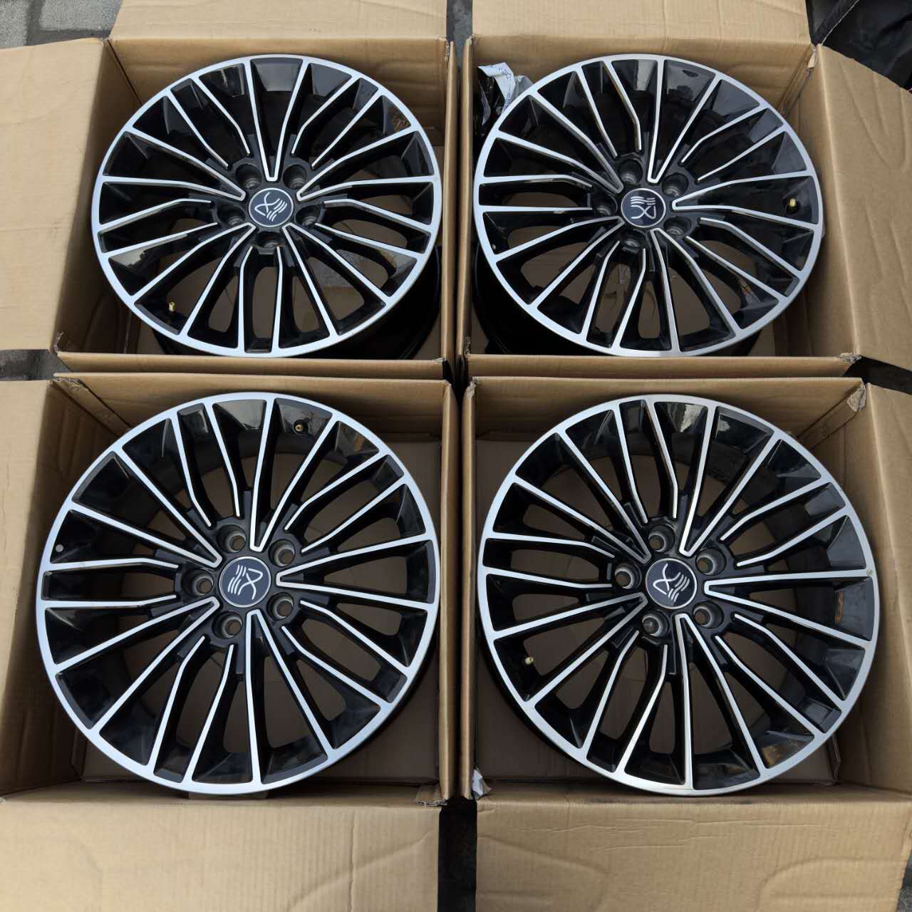 比亚迪汉ev轮毂19寸原装新车拆冠军版超长续航版尊贵型原厂 实物实拍