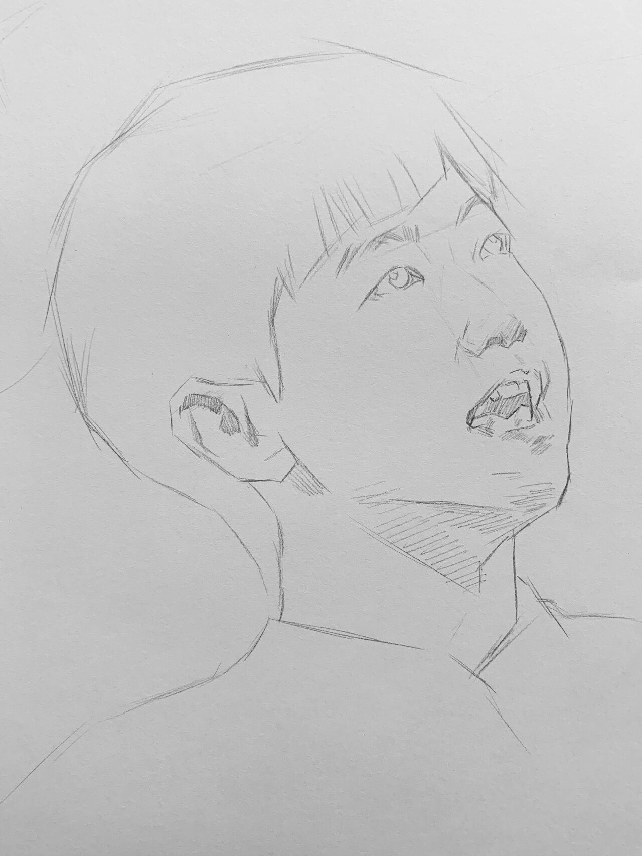 素描莎莎【孙颖莎】步骤图莎气藤藤