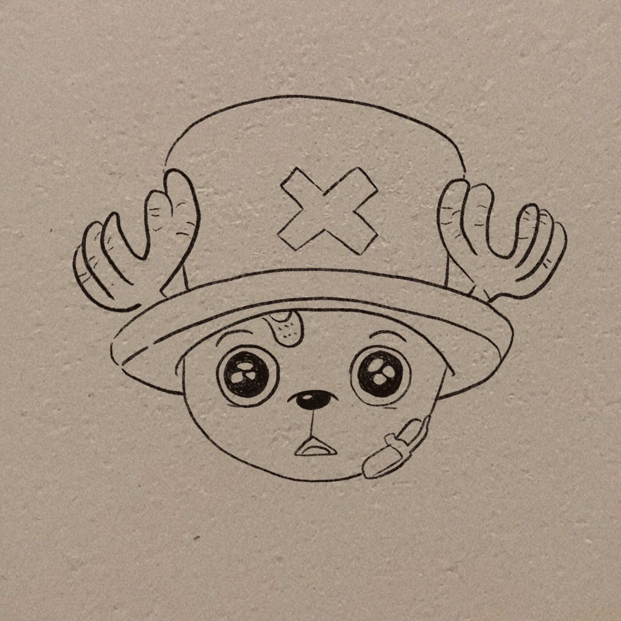 乔巴简笔画教程