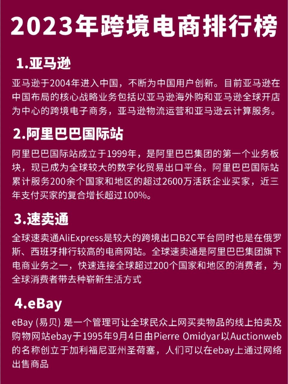 亚马逊——品牌指数85.3 2.阿里巴巴国际站——品牌指数