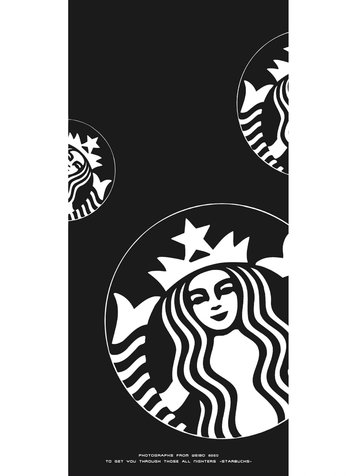 星巴克壁纸 | logo很洋气~爱了爱了78 宝子们~哪张是首选呀!