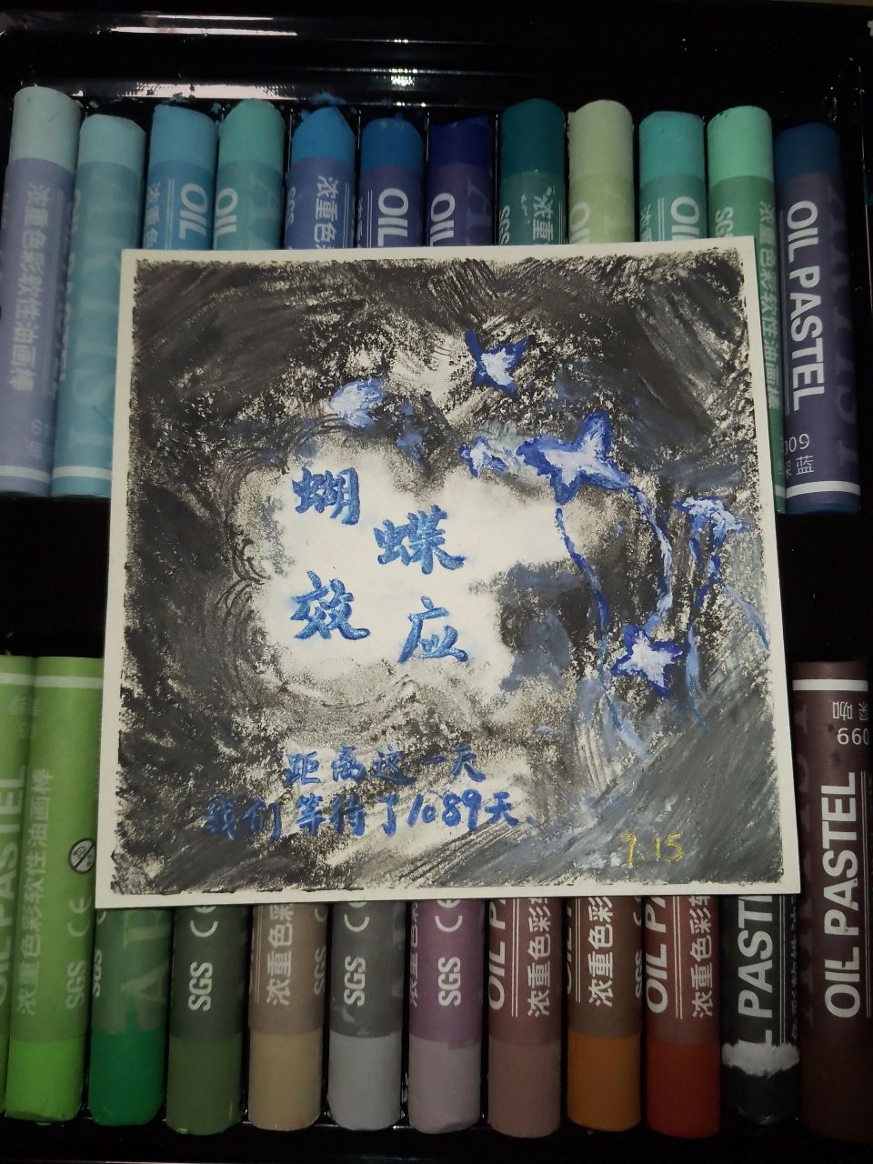 蝴蝶效应海报 浅画一下,不怎么像