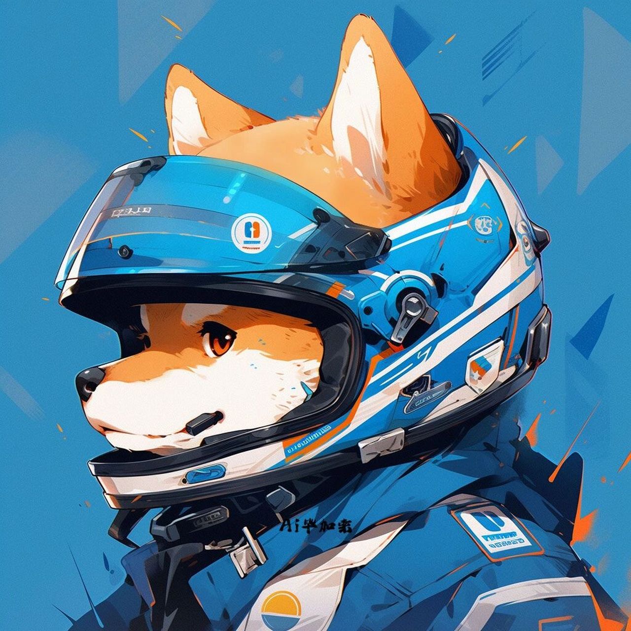 速度与激情9415帅帅赛车柴犬头像 941594159415跑得