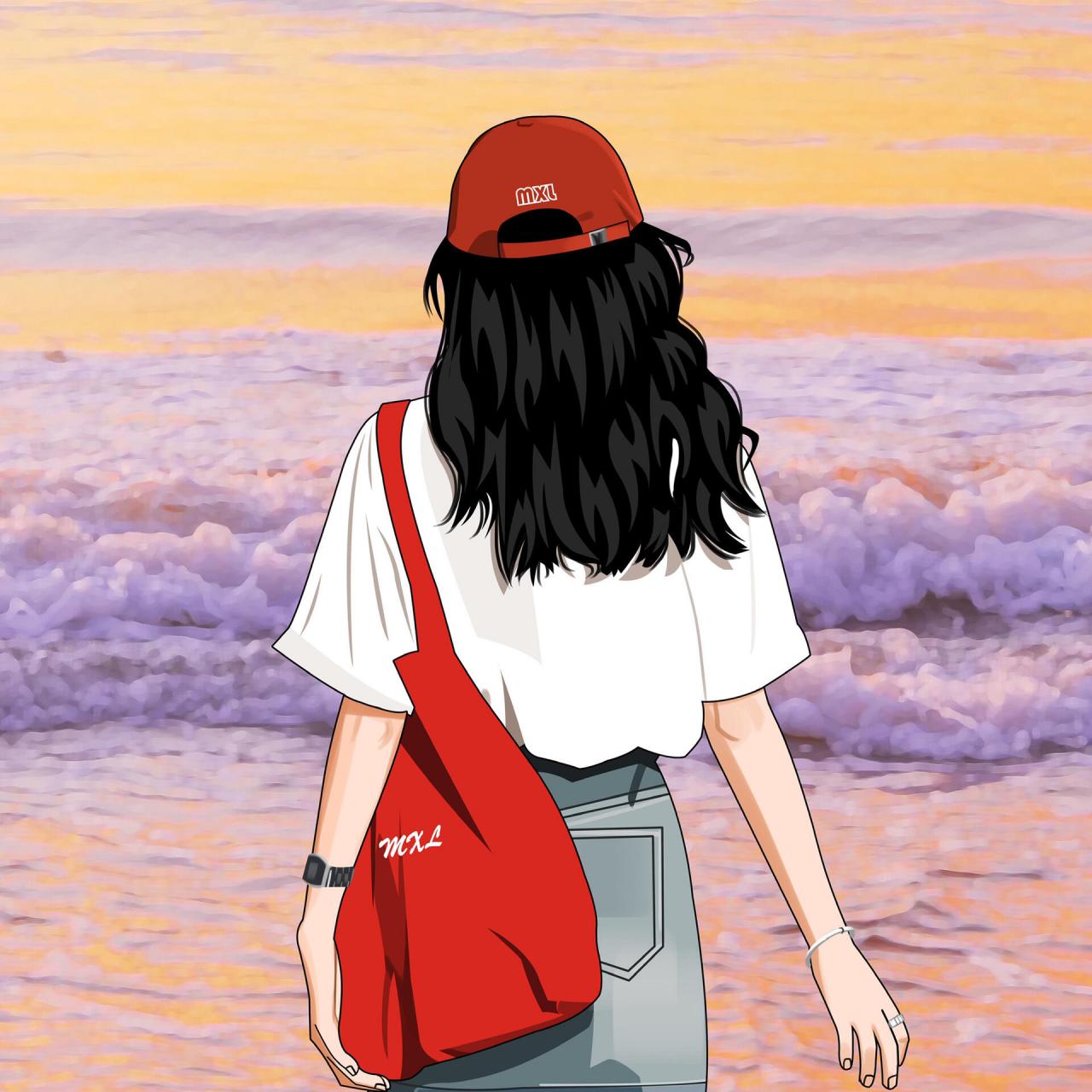 日落夕阳|氛围感女生头像推荐 时光很匆忙别错过日落和夕阳95  93