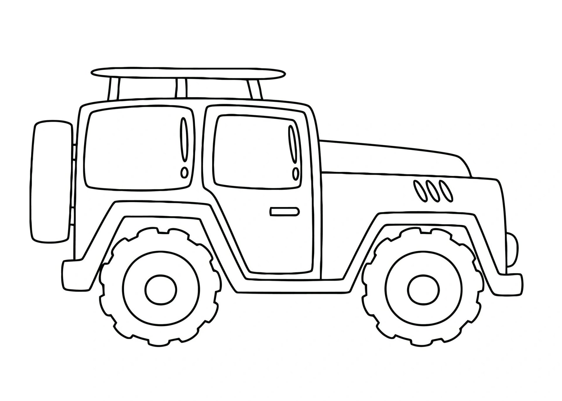 超可爱早教素材6015汽车简笔画涂色99分享 小朋友超爱的简笔画