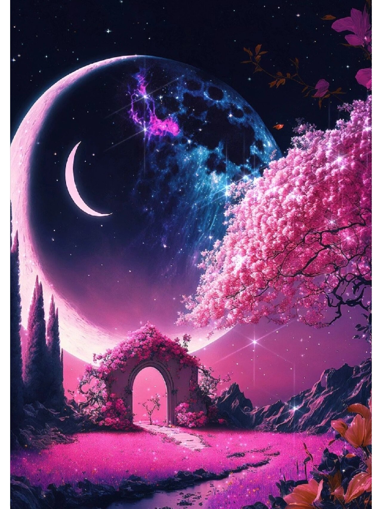 月亮图片 好看不?