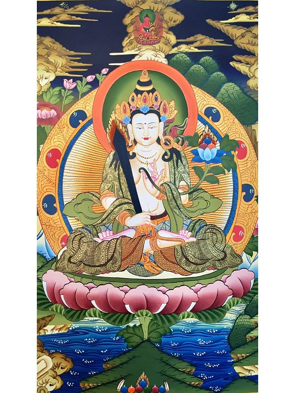 来取本命年91的守护神虚空藏菩萨壁纸!