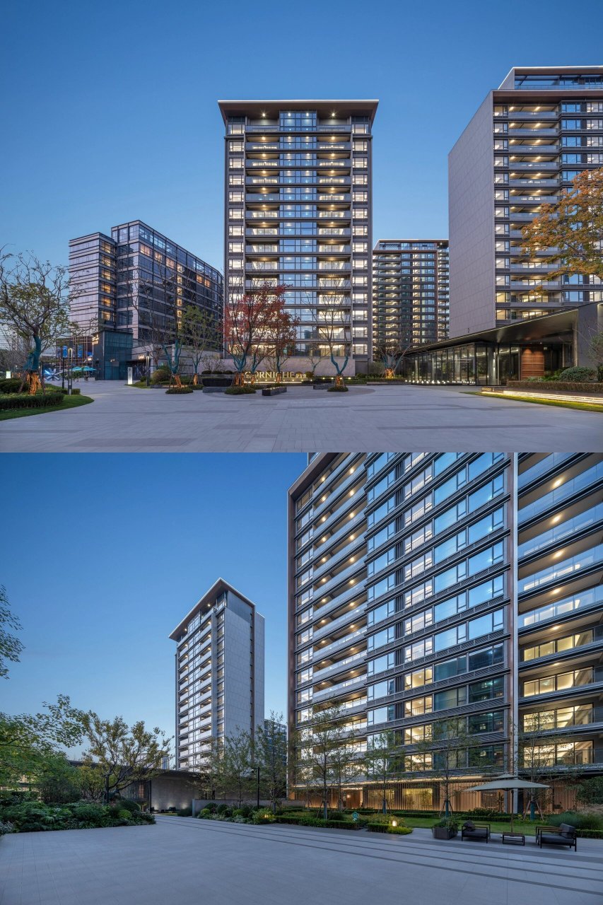 地产交付|嘉兴开元万科·滨河道 拍摄委托|万科集团 项目地点|浙江