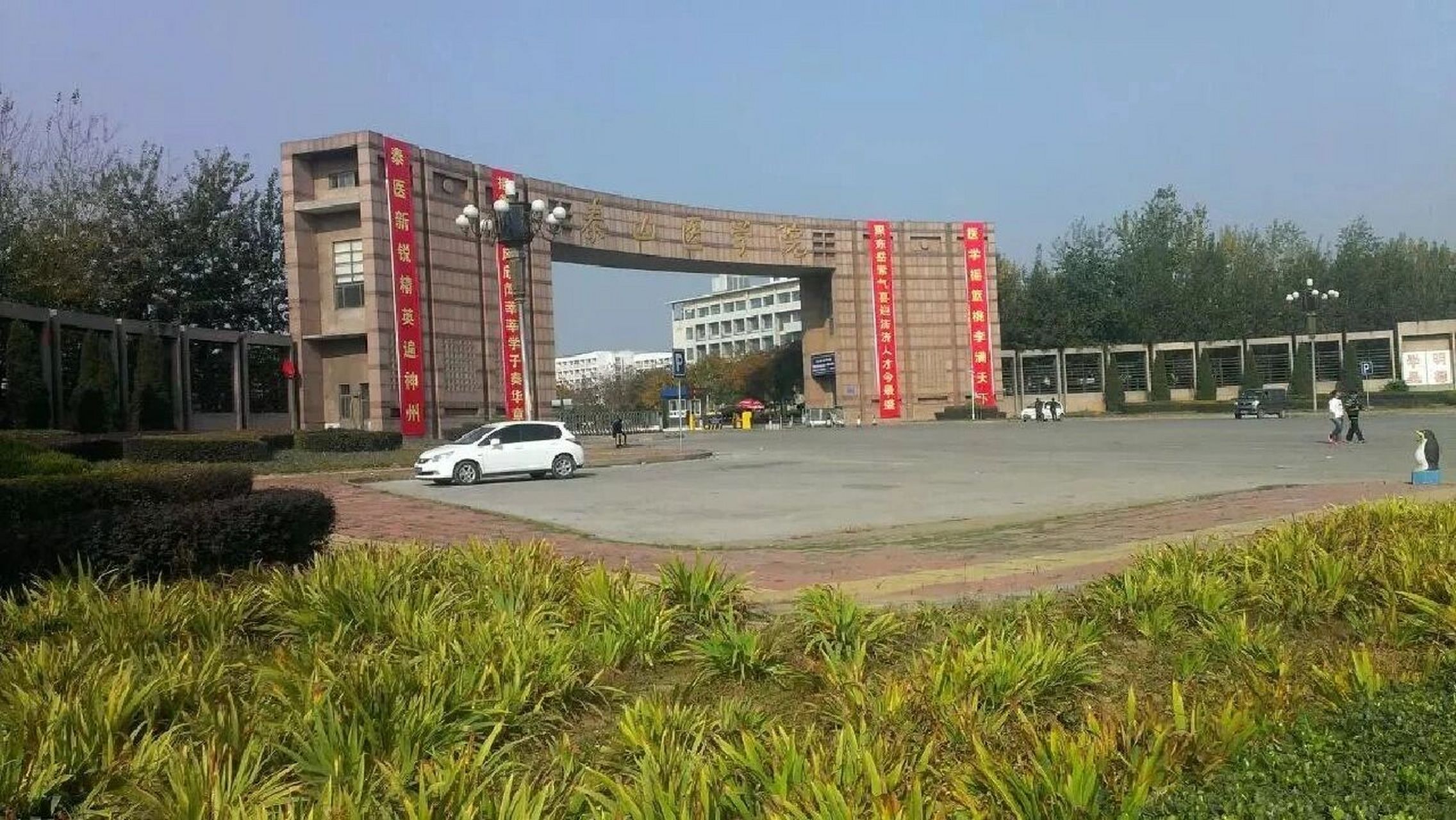 2014年的泰山医学院 山东第一医科大学 出现在这个系列照片里的兄弟