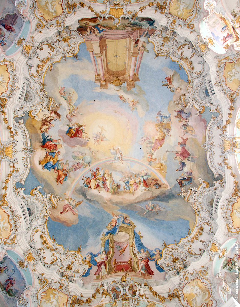 古今德国# top100 德国百佳景点·维斯朝圣教堂