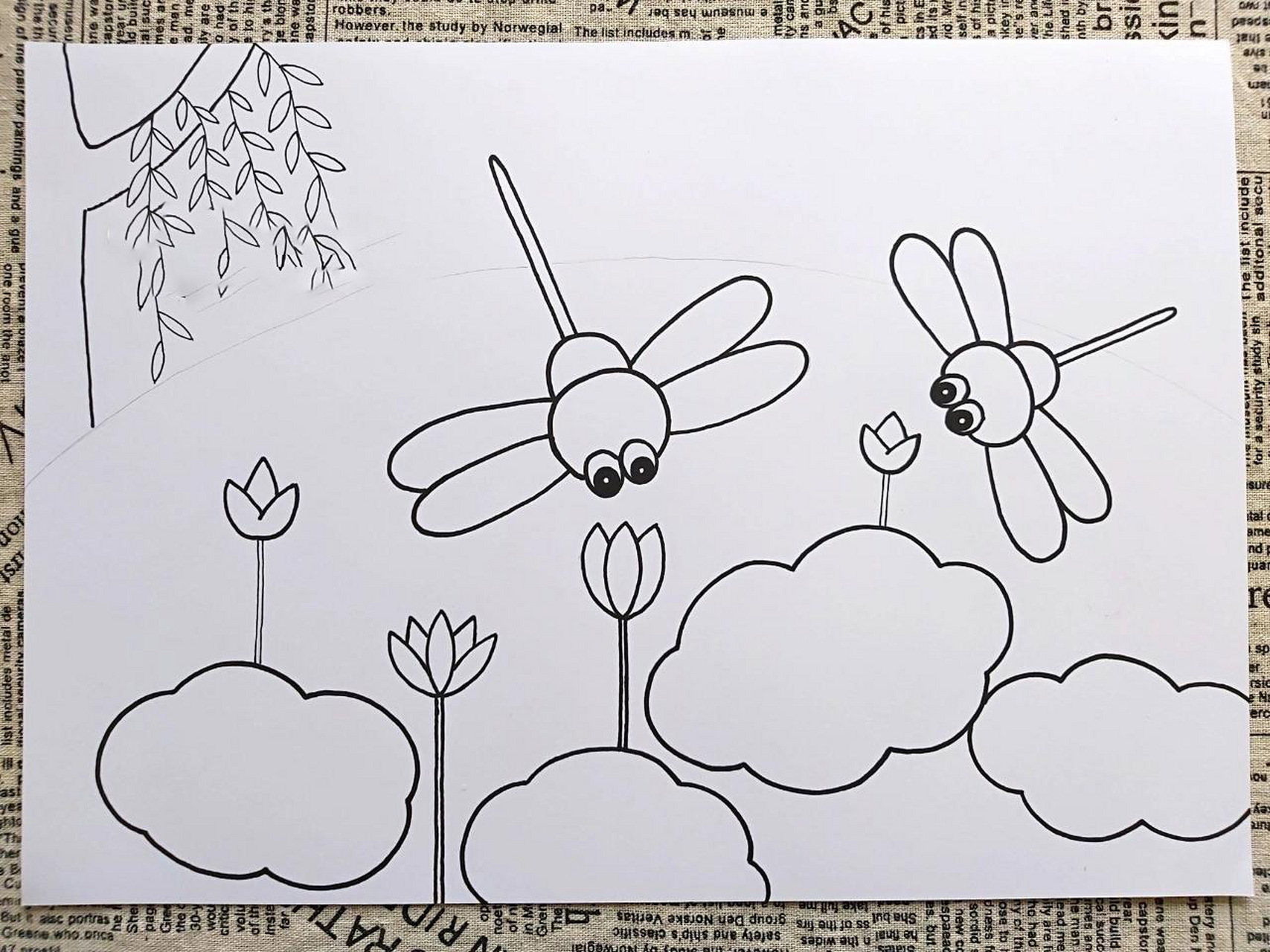 古诗《小池》配画 古诗《小池》配画 泉眼无声惜细流 树荫照水爱晴柔