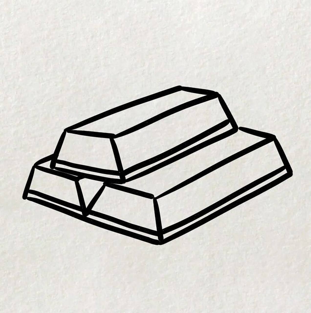 金条的简笔画教程