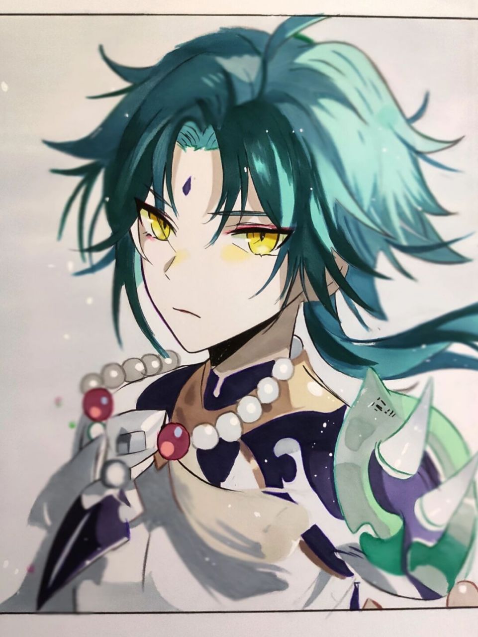 画一个魈 #原神