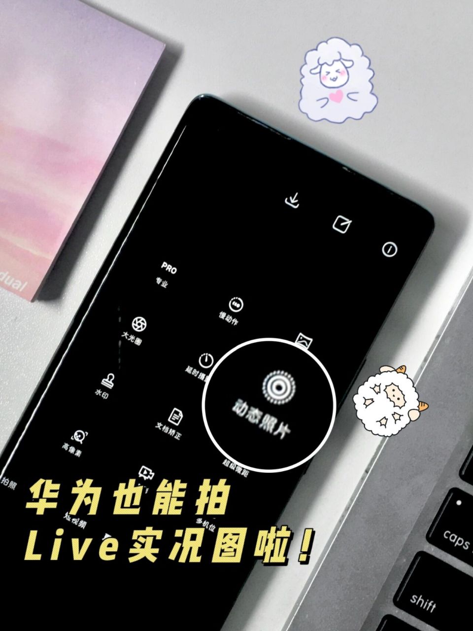 手把手教你用华为拍live图|还有隐藏功能75 一天比一天更爱我的华为