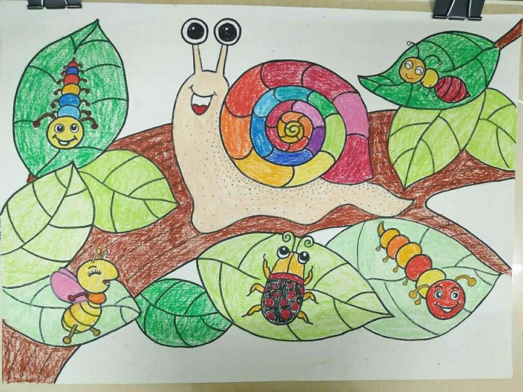 七岁孩子画的简笔画图片