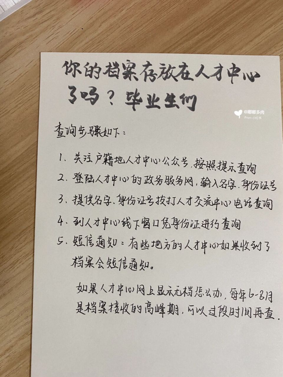 查询方法如图 这个事情一定要重视起来呀 #毕业生档案# #人才服务