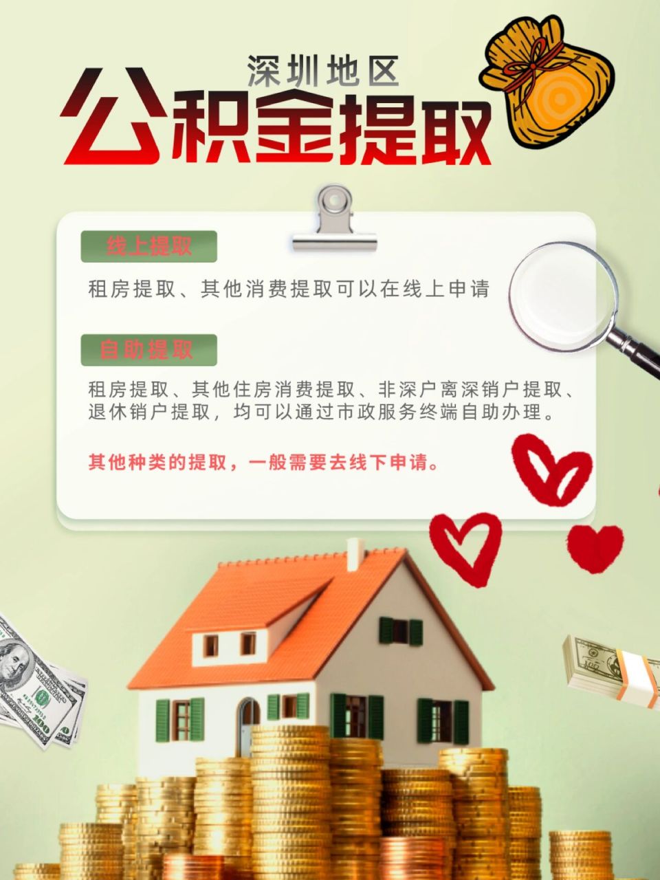 深圳公积金提取90条件及资料99攻略 经常有人96吐槽,说公司缴纳