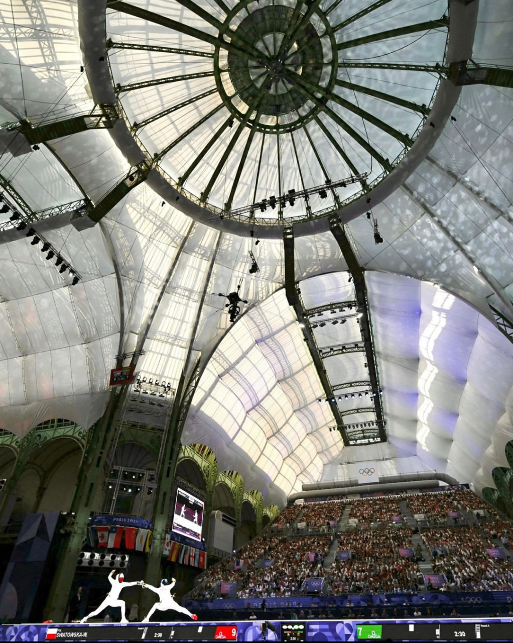 奥运会超话 来感受一下巴黎奥运场馆的魅力05 #击剑