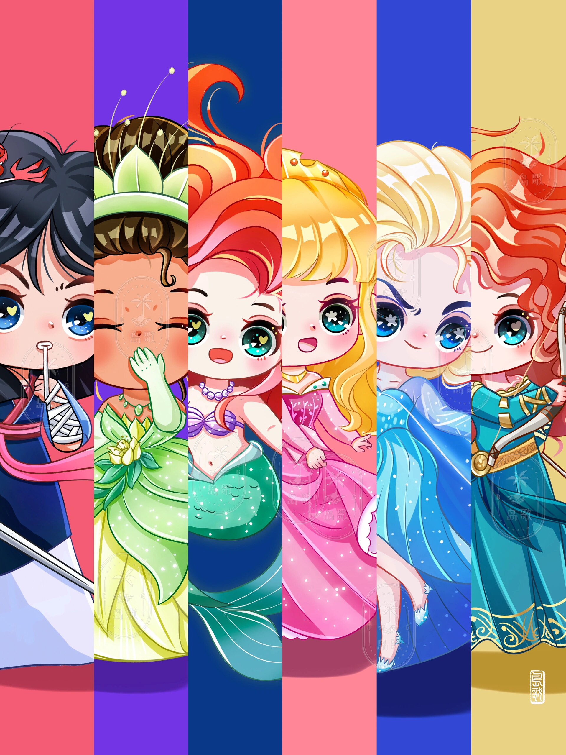 q版迪士尼公主系列合集