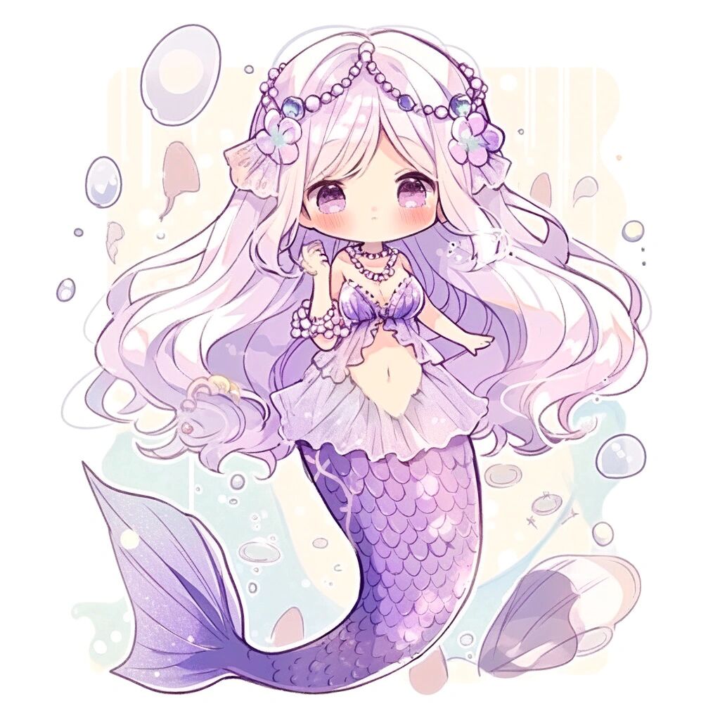 q版可爱美人鱼