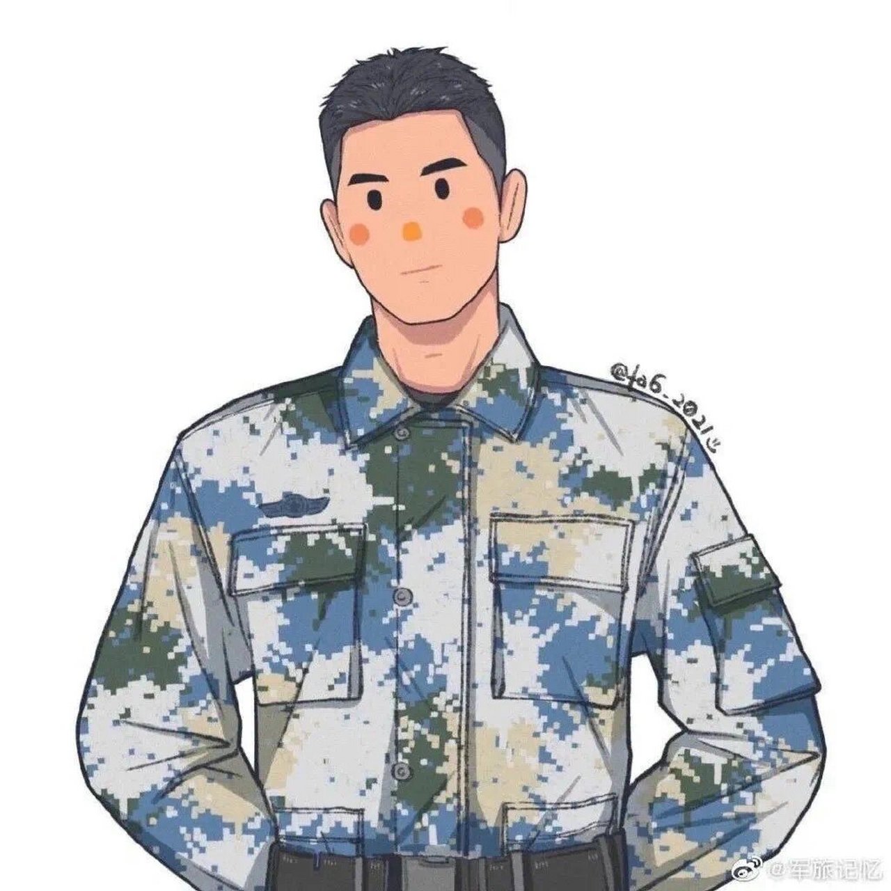 小众个性酷酷空军/陆军/海军风男生头像|00 宇宙山浪河69漫 生活