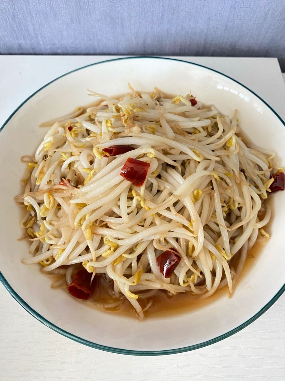 醋溜绿豆芽教程 脆脆的口感,吃着开胃又解腻的一道菜,8分钟搞定一盘菜