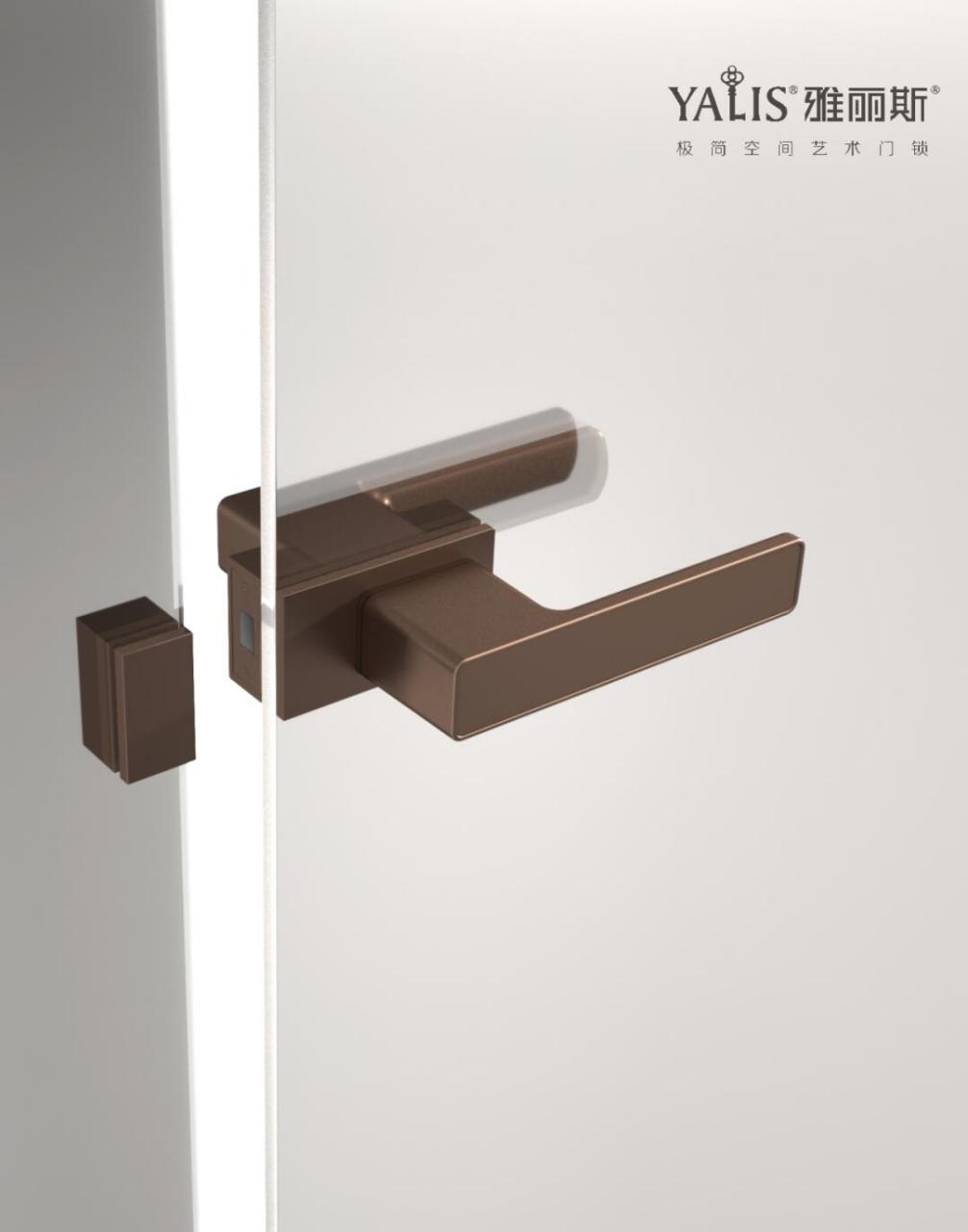 这款雅丽斯无框玻璃门锁,将为您的家增添一份高雅与品质.