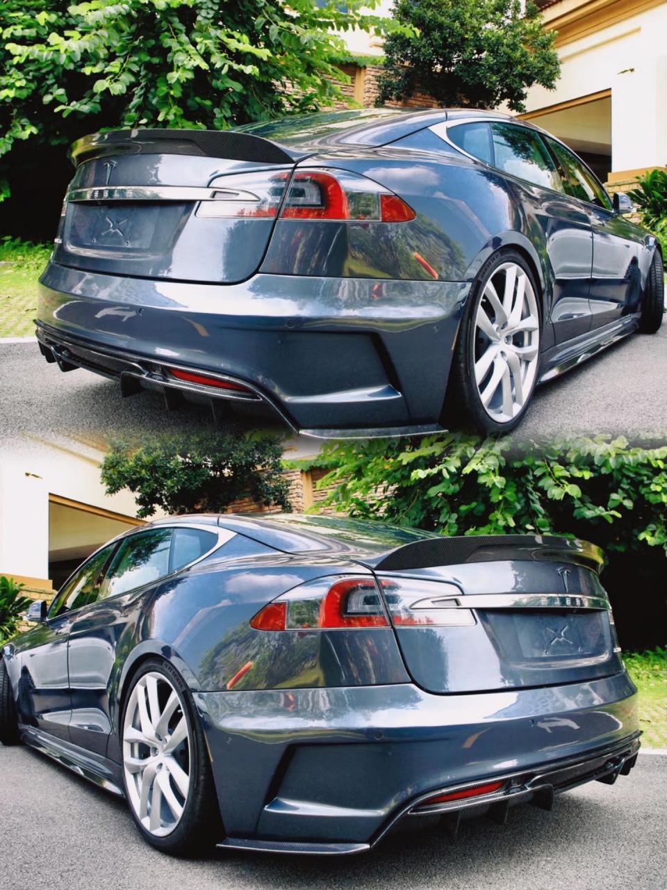 特斯拉models升级pd套件包围.