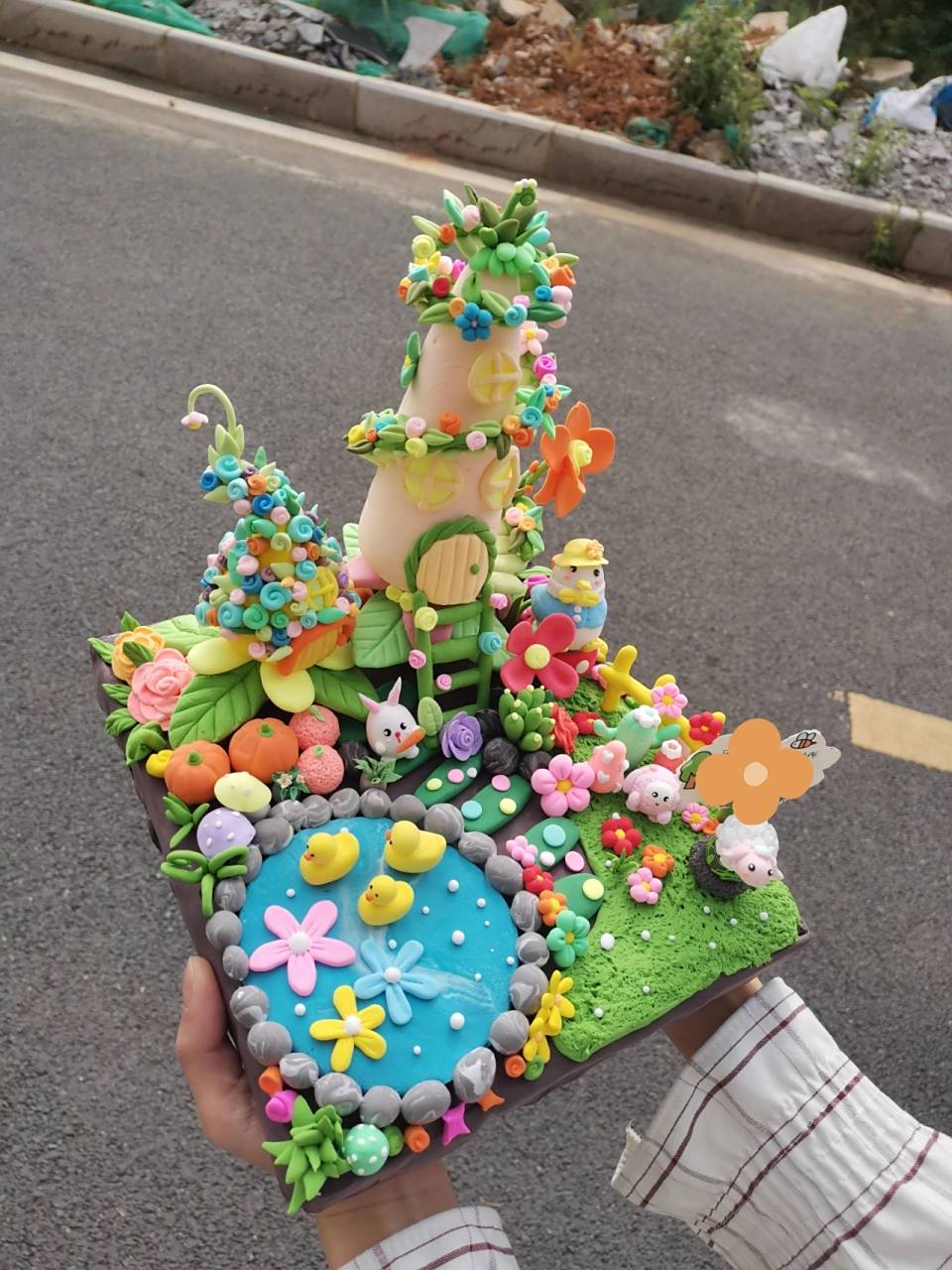 超轻粘土制作城堡98|学前教育