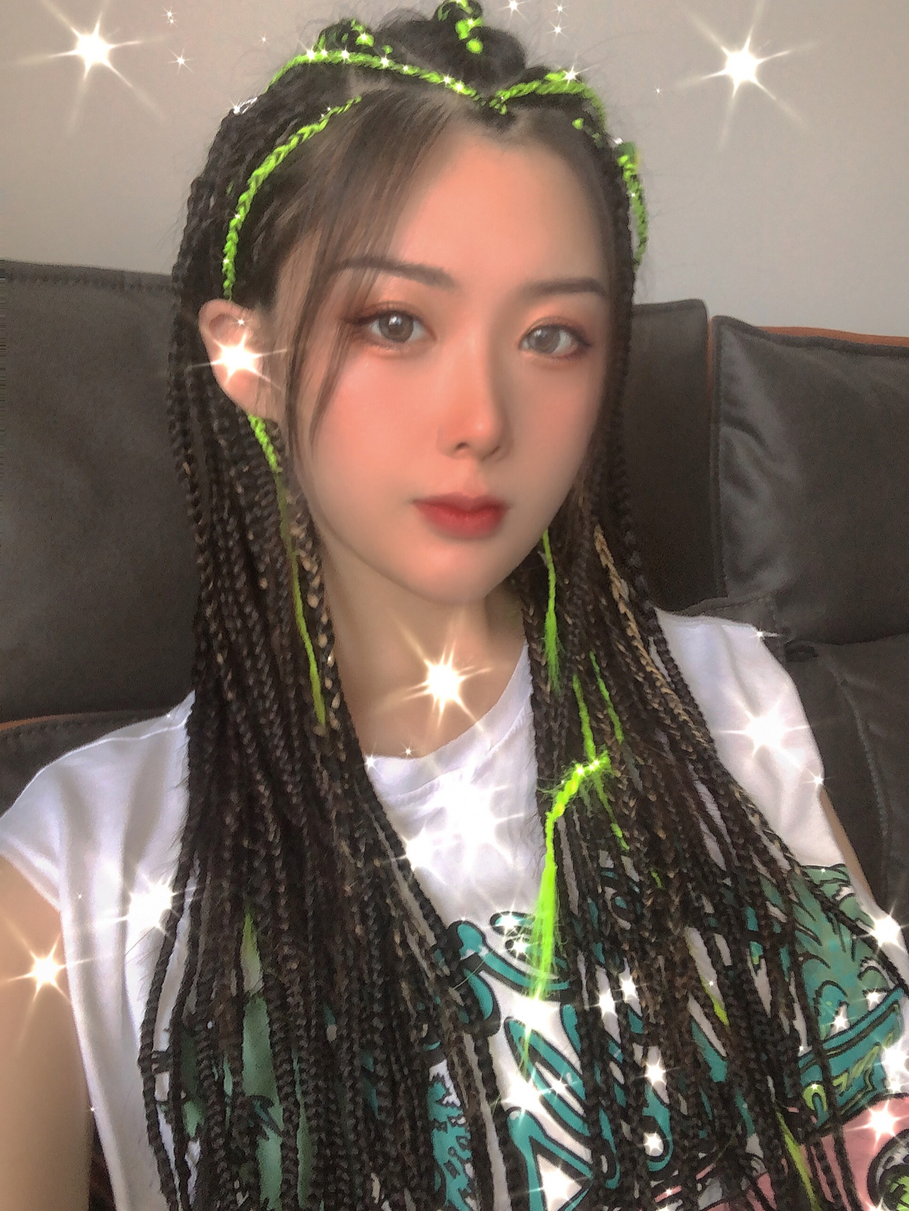 脏辫图片女生超酷92脏辫编发0499 根据脸型选择脏辫编法和方向