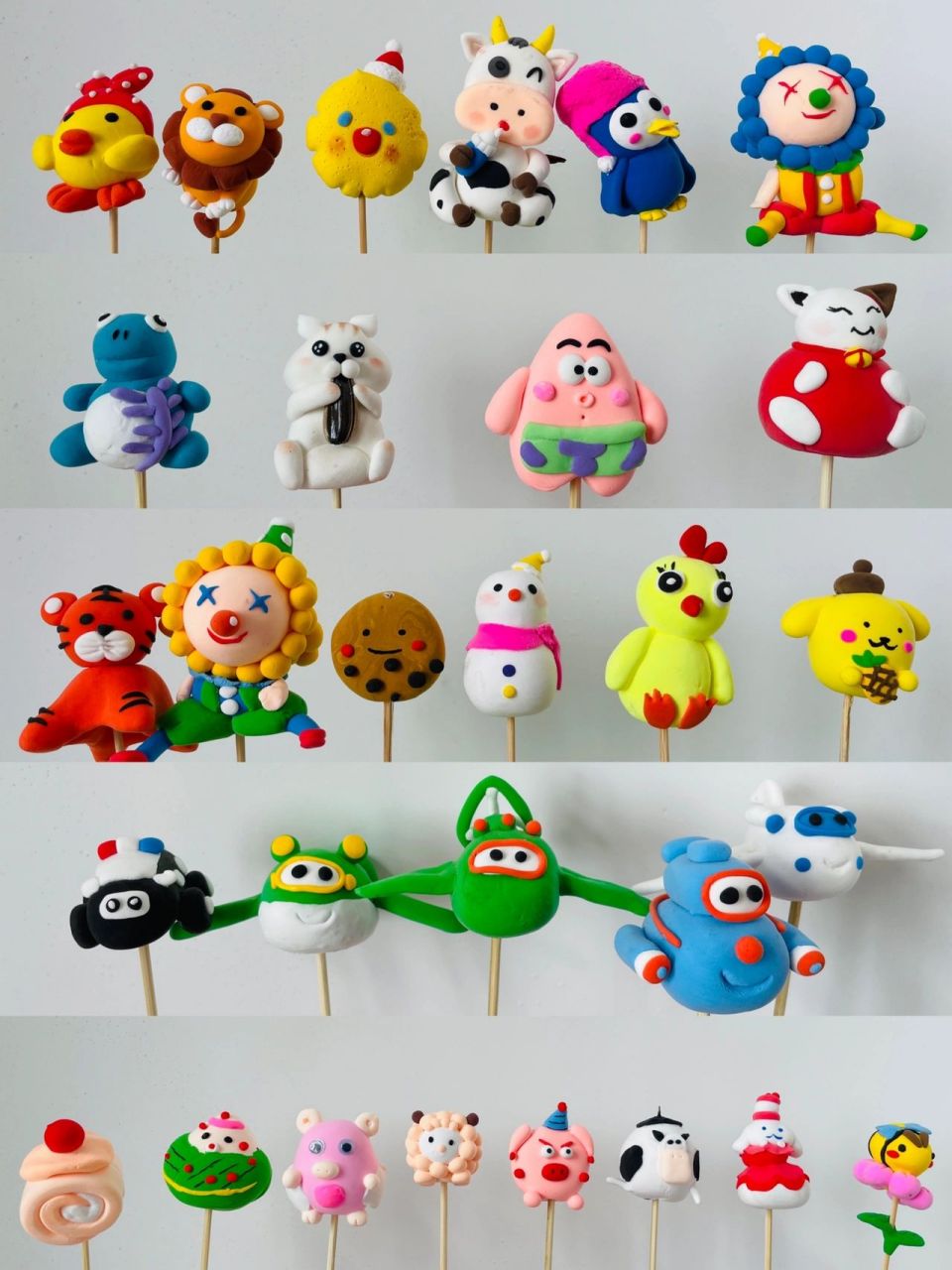 超轻彩泥|粘土|动物粘土|彩泥系列 幼儿园庙会捏了好多好多彩泥仔