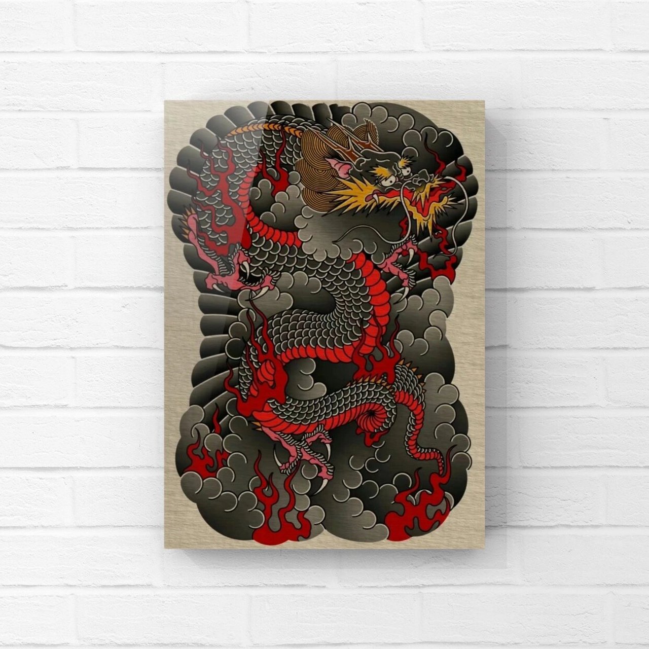 老传统满背纹身图案素材 2388老传统满背包上色