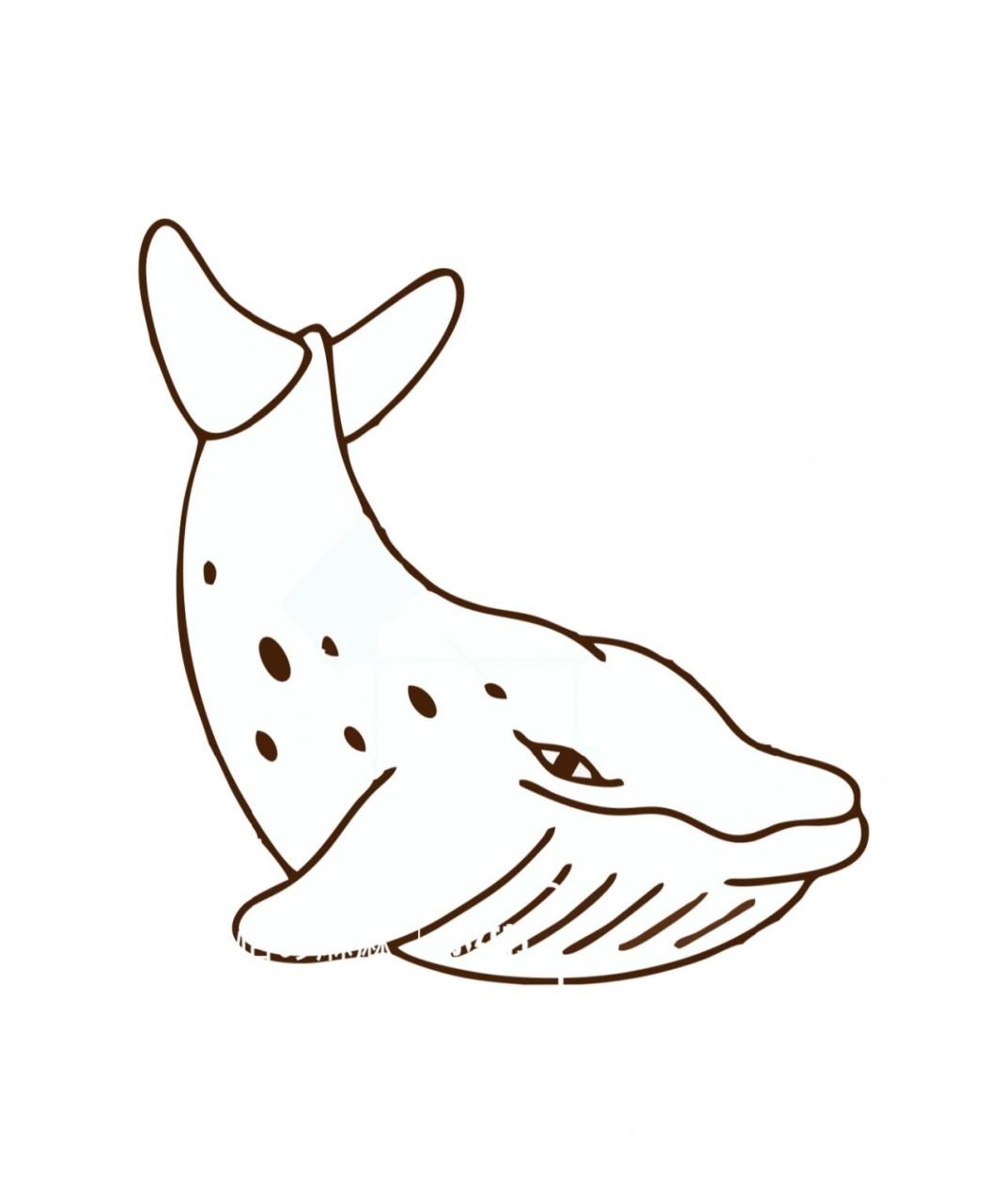 简笔画| 海洋生物可打印涂色 都是平时小孩子练绘画涂色的海洋生物