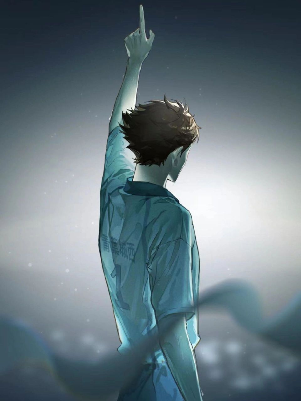 "及川彻不是天才" 图一画师:青阳鹤山