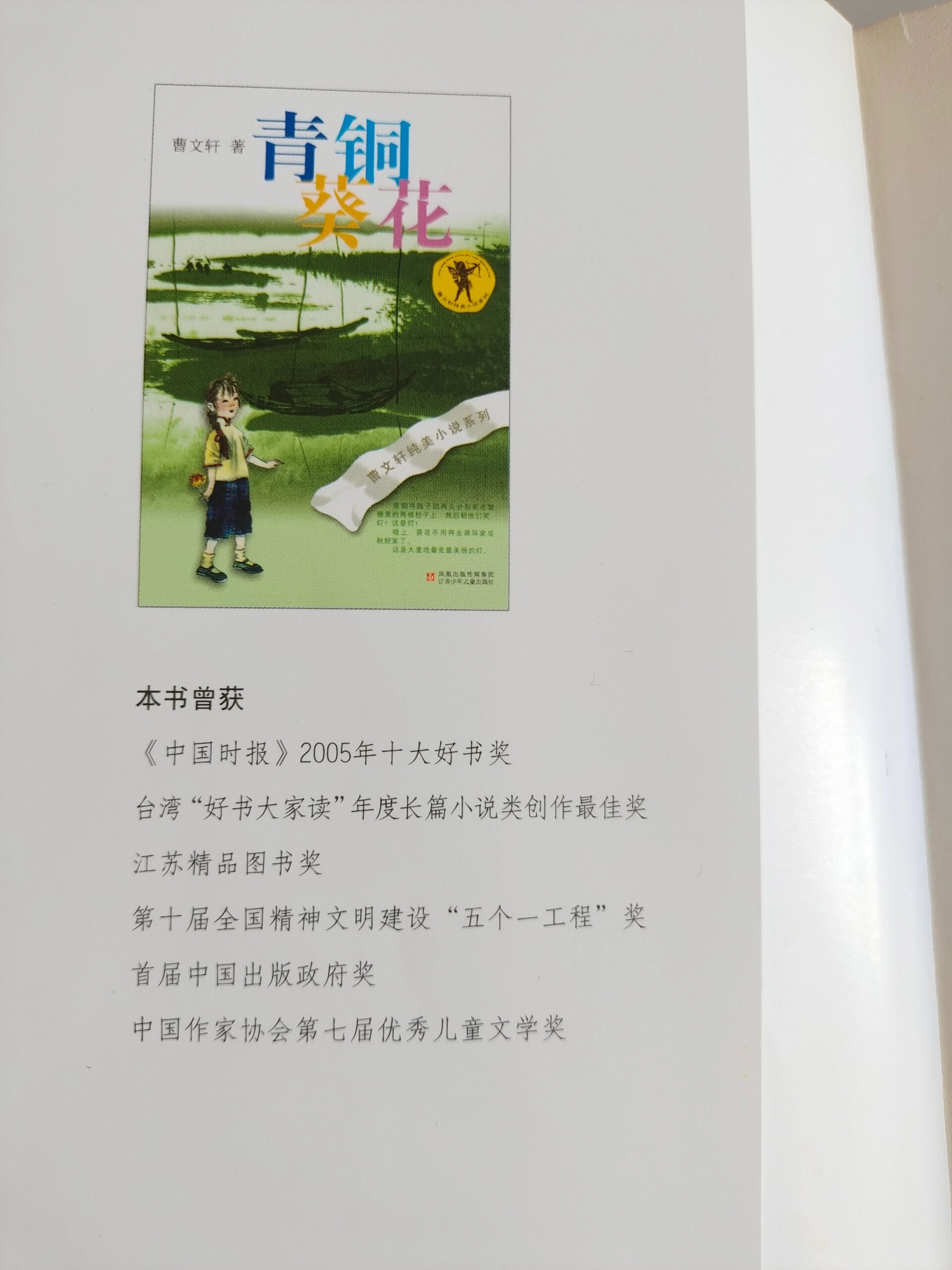 《青铜葵花》曹文轩,10 朋友们必读